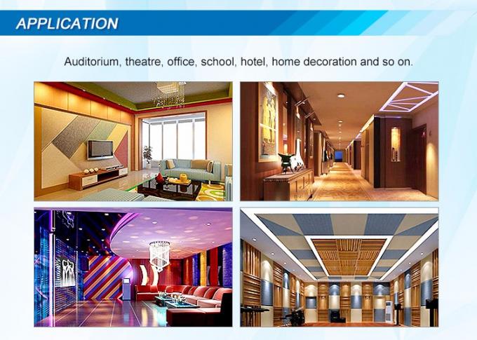 wall panel for sound proofing polyester acoustic wall panel