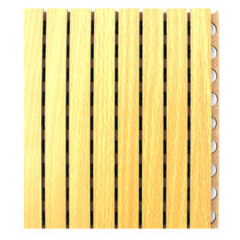 De houten correcte absorptie groefte akoestische panelen voor Gymnasium