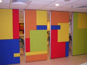 Akoestische Verwijderbare Vouwende Verdelingsmuren, Multi de Zaal van het Kleuren Glijdende Aluminium Verdelers