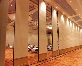 Geluiddichte Beweegbare de Murenvloer van de Hotel Glijdende Verdeling aan Plafond 1200mm Breedte