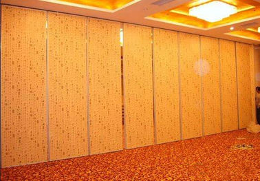 Akoestische Glijdende Vouwende Verdelingsmuren voor de Zaal van het Hotelbanket 13000mm Hoogte
