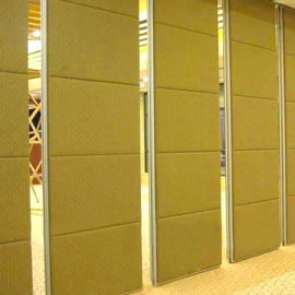 Verplaatsbare aluminium hoge moderne houten panelen Office Hotel glijdende vouwende scheidingswanden