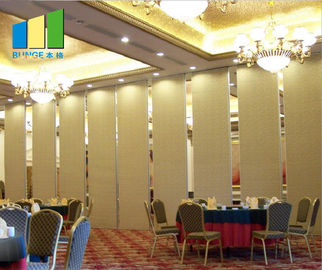 Hotel Folding Sliding Partition Wall System Banket Acoustic Room Dividers For Restaurant