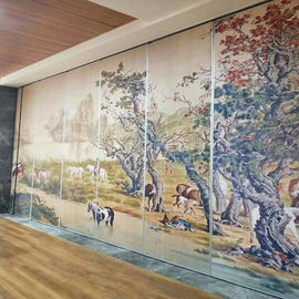 65MM schilderde de Moderne Glijdende Muur Diy Beweegbare Verdelingsmuren voor Vergaderzaal en Bureau