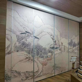 65MM schilderde de Moderne Glijdende Muur Diy Beweegbare Verdelingsmuren voor Vergaderzaal en Bureau