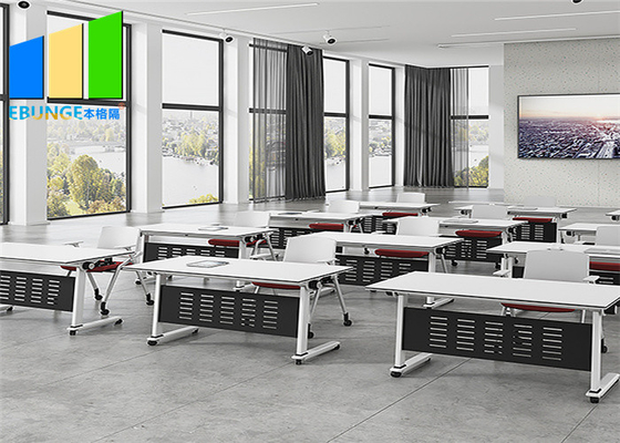 1600 mm mobiel opvouwbaar bureau School trainingsruimte tafel met opberglaag