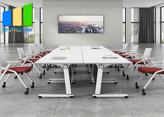 1600 mm mobiel opvouwbaar bureau School trainingsruimte tafel met opberglaag