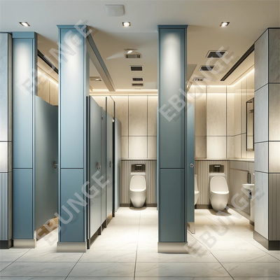 Floor-mounted toilet scheidingswand met waterbestendigheid en kleur assortiment assortiment