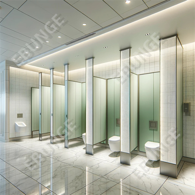 Floor-mounted toilet scheidingswand met waterbestendigheid en kleur assortiment assortiment