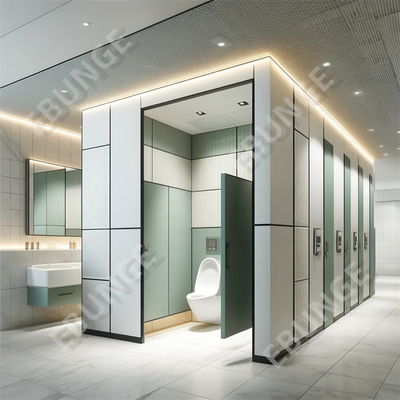 Floor-mounted toilet scheidingswand met waterbestendigheid en kleur assortiment assortiment