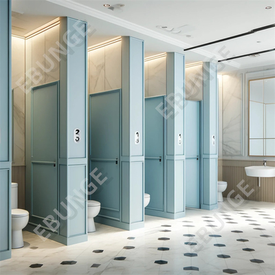 Hoogdruklamineerde wc-schermwand Gemakkelijk en snel te installeren Krabben en schokbestendig