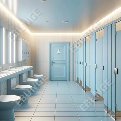 Hoogdruklamineerde wc-schermwand Gemakkelijk en snel te installeren Krabben en schokbestendig