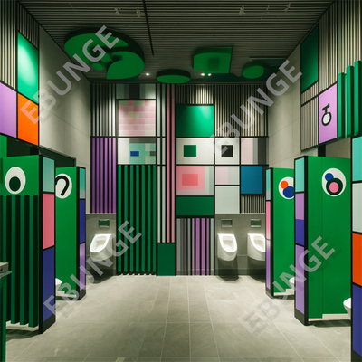 Volledige privacy betaalbare badkamer scheidingswand met eenvoudige installatie en aanpassing