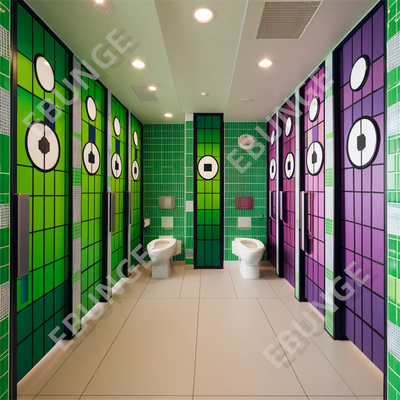 Volledige privacy betaalbare badkamer scheidingswand met eenvoudige installatie en aanpassing