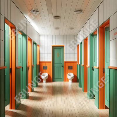 Hoog brandwerende wand met verschillende kleuren en slagwerendheid