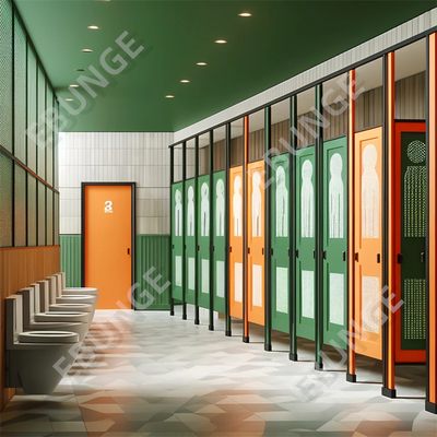 Hoog brandwerende wand met verschillende kleuren en slagwerendheid