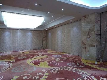 Muur van de hotel de Decoratieve Houten Verdeling, 85mm Dikte Opereerbare Akoestische Zaal Verdelers