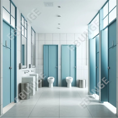 Gemakkelijk te reinigen en betaalbaar badkamer scheidingswand Ondersteuning van gepersonaliseerde commerciële badkamer scheidingswand