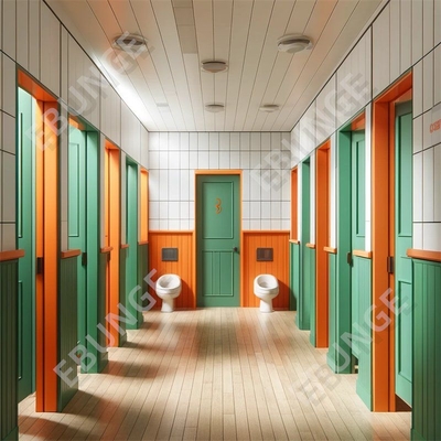 Hoog brandwerende wand met verschillende kleuren en slagwerendheid