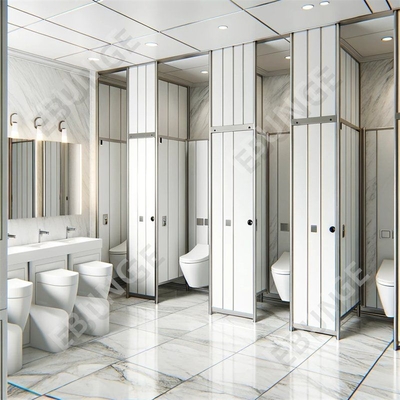 Floor-mounted toilet scheidingswand met waterbestendigheid en kleur assortiment assortiment