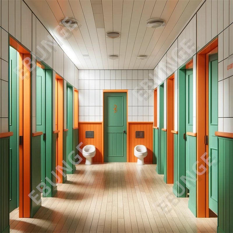 Hoog brandwerende wand met verschillende kleuren en slagwerendheid